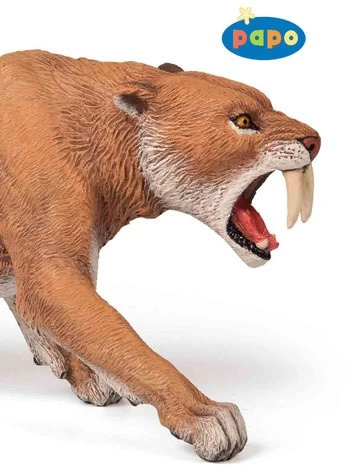 Smilodon Sabeltandtijger Papo 55022 2 Smilodon Sabeltandtijger Papo 55022 - Afbeelding 2
