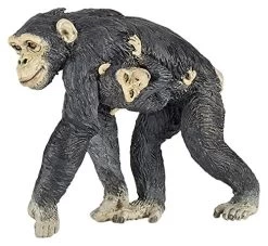 Chimpansee Met Baby Papo 50194