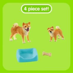 Shiba Inu Schleich 42479 Set -Dierenmodel Speelgoed Winkel 84c40499effe371de5a572edc16f74549057e303
