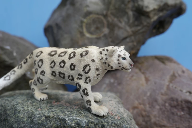 Sneeuwluipaard Schleich 14838 3 Sneeuwluipaard Schleich 14838 - Afbeelding 3