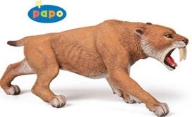 Smilodon Sabeltandtijger Papo 55022 1 Smilodon Sabeltandtijger Papo 55022